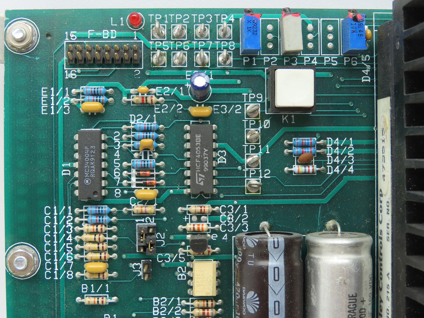 Bell and Howell 215 A Copley Controls Servo Amplifier Controller Slave Rev 2