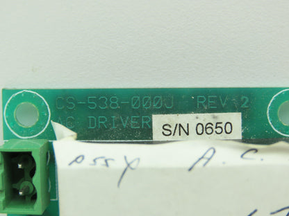 Bell and Howell CS-538-000J AC Driver Board REV. 2 700 2067