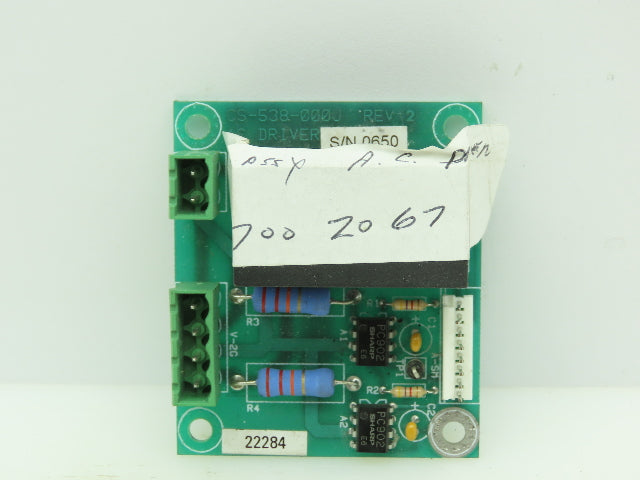 Bell and Howell CS-538-000J AC Driver Board REV. 2 700 2067
