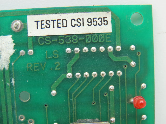 Bell and Howell CS-538-000E Rev 2 Serial Adapter Card Assy 7002057 Circuit Board