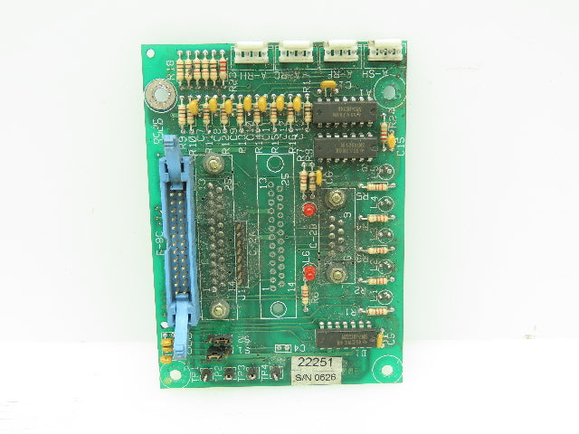 Bell and Howell CS-538-000E Rev 2 Serial Adapter Card Assy 7002057 Circuit Board