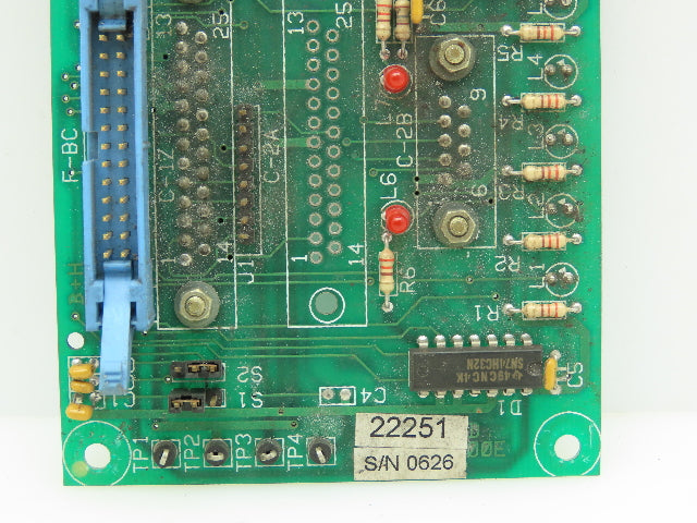 Bell and Howell CS-538-000E Rev 2 Serial Adapter Card Assy 7002057 Circuit Board