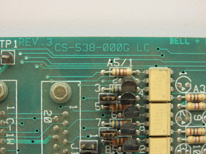 Bell and Howell CS-538-000G LS Control Panel Complete Interface Servo Controller