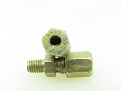 Parker 4LL EO Compression Straight Male Connector 4mm Tube x 1/16" NPT Lot of 10