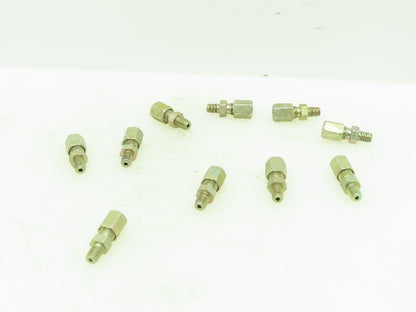 Parker 4LL EO Compression Straight Male Connector 4mm Tube x 1/16" NPT Lot of 10