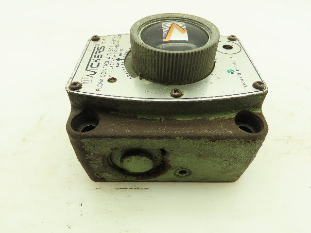 Vickers FCG-02-1500-40JA-S40 Adj. Hydraulic Flow Control/Check Valve FCG-02-1500