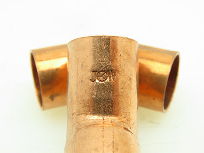 JKW 606 Wrot Copper 45° Elbow Tube Fitting 1/2" CxC  Lot of 25