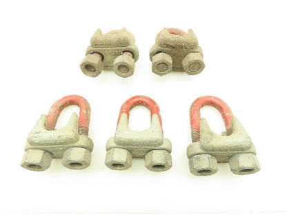 Crosby Crosby 1-1/4" Cable Clamp Cable Wire Rope U Clamp ?	Lot of 5
