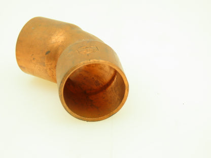 Mueller 606 Wrot Copper 45° Elbow Tube Fitting 1/2" CxC  Lot of 23