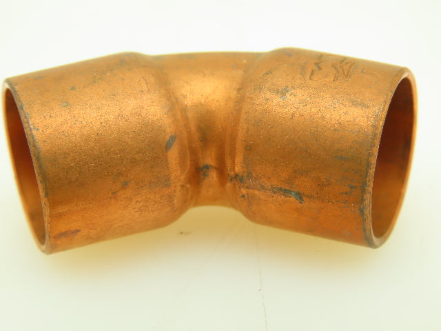 Mueller 606 Wrot Copper 45° Elbow Tube Fitting 1/2" CxC  Lot of 23