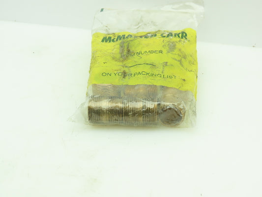 Sch 40 Red Brass Threaded Pipe Nipple 1" NPT x Close 1-1/2" Length  LOT OF 10