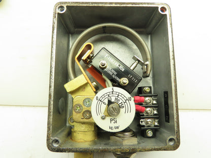 Nagano CQ20 Electric Pressure Switch Range 142PSI 10 kg/cm2   938807