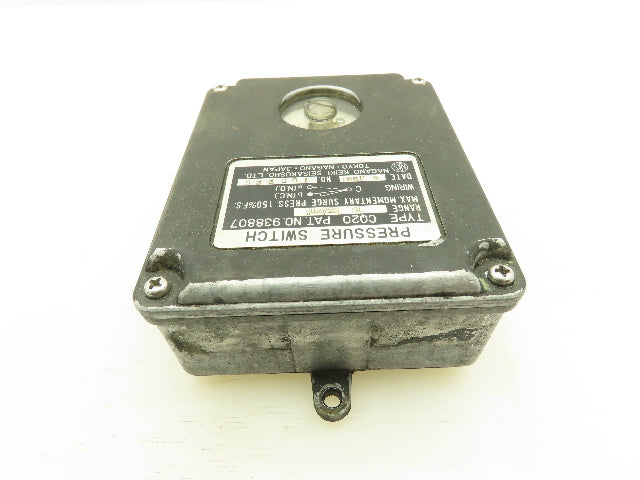 Nagano CQ20 Electric Pressure Switch Range 142PSI 10 kg/cm2   938807