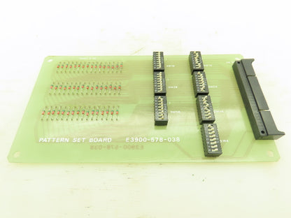 E3900-578-038 Pattern Set Board 50-Pin Male Plug-In  1S953x48