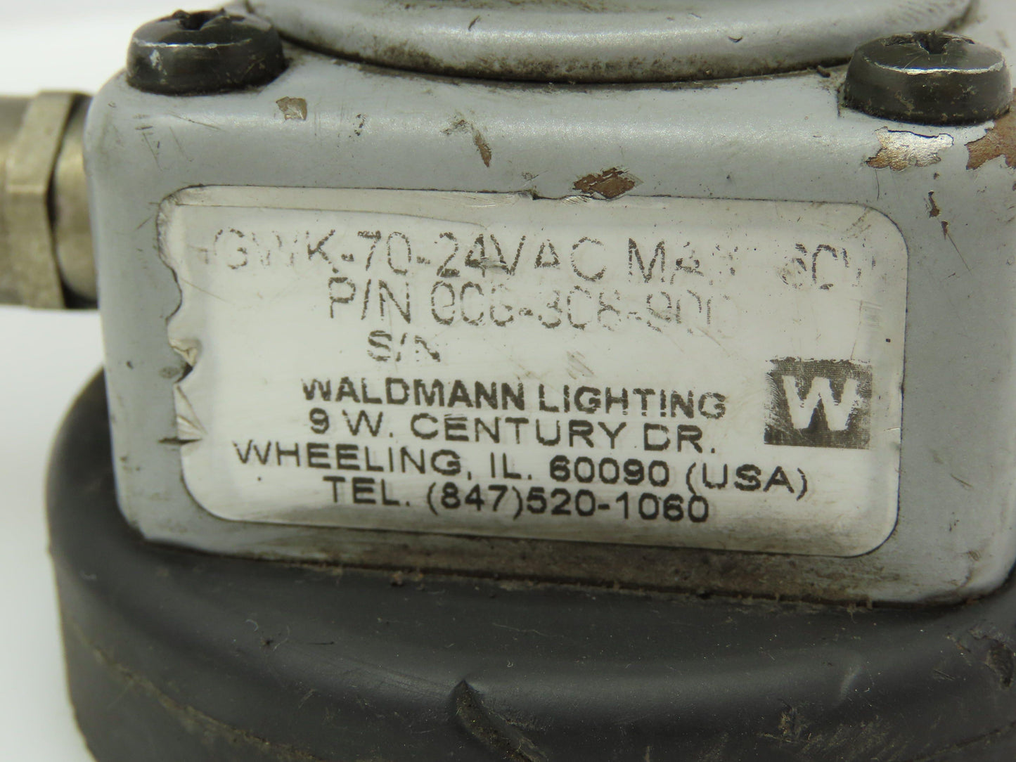 Waldmann HGWK-70-24VAC  60W Halogen Machine Light Magnetic Base 30' Reel Retract