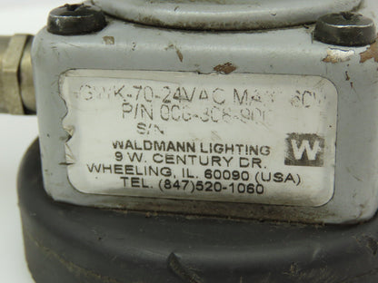 Waldmann HGWK-70-24VAC  60W Halogen Machine Light Magnetic Base 30' Reel Retract