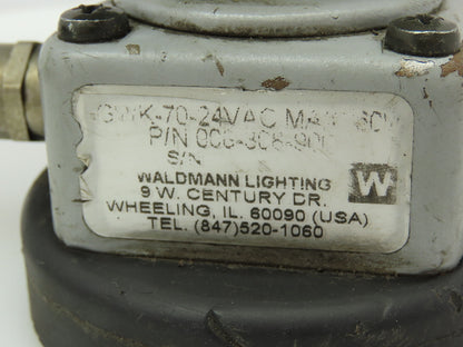 Waldmann HGWK-70-24VAC  60W Halogen Machine Light Magnetic Base 30' Reel Retract