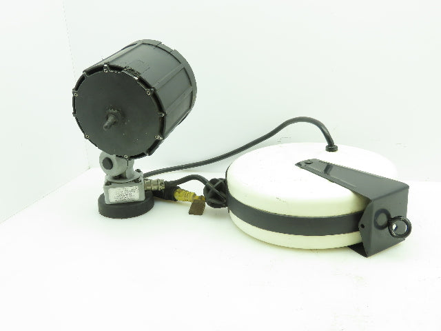Waldmann HGWK-70-24VAC  60W Halogen Machine Light Magnetic Base 30' Reel Retract