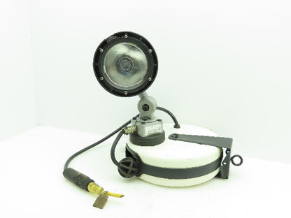 Waldmann HGWK-70-24VAC  60W Halogen Machine Light Magnetic Base 30' Reel Retract