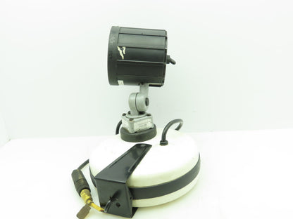 Waldmann HGWK-70-24VAC  60W Halogen Machine Light Magnetic Base 30' Reel Retract