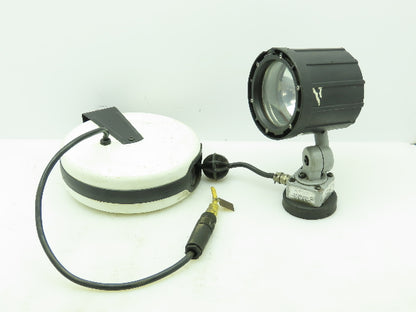 Waldmann HGWK-70-24VAC  60W Halogen Machine Light Magnetic Base 30' Reel Retract