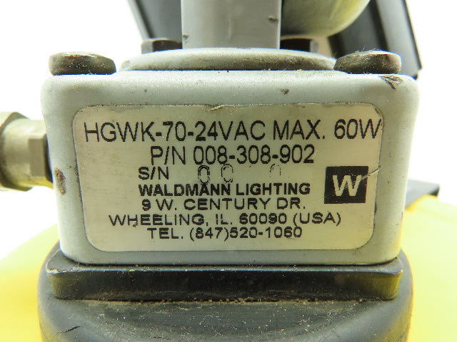 Waldmann HGWK-70-24VAC  60W Halogen Machine Light Magnetic Base 30' Reel Retract