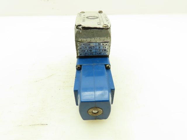 Vicker DG4V-3-2A-W-T-10-JA-S310 Hyd. Directional Control Valve 100V Coil 5000PSI