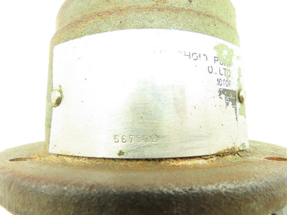 Nippon Oil Pump TOP-12MA Motor Trochoid Hyd. Pump 3-PH Induction TOP-IME75-3