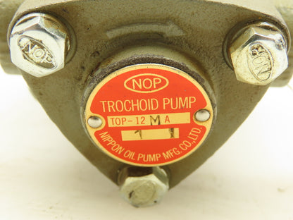 Nippon Oil Pump TOP-12MA Motor Trochoid Hyd. Pump 3-PH Induction TOP-IME75-3