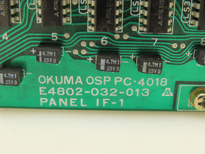 Okuma OSP PC-4018 Circuit Board & Controls PWBS4D36-5S4-05  /  E4802-032-013