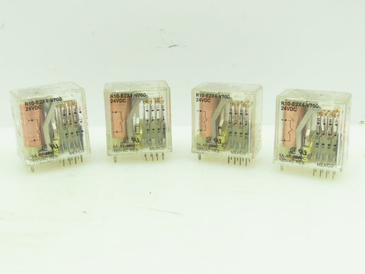Potter & Brumfield R10-E2X4-V700 Relay  24VDC 5Amp @ 28VDC LOT of 4