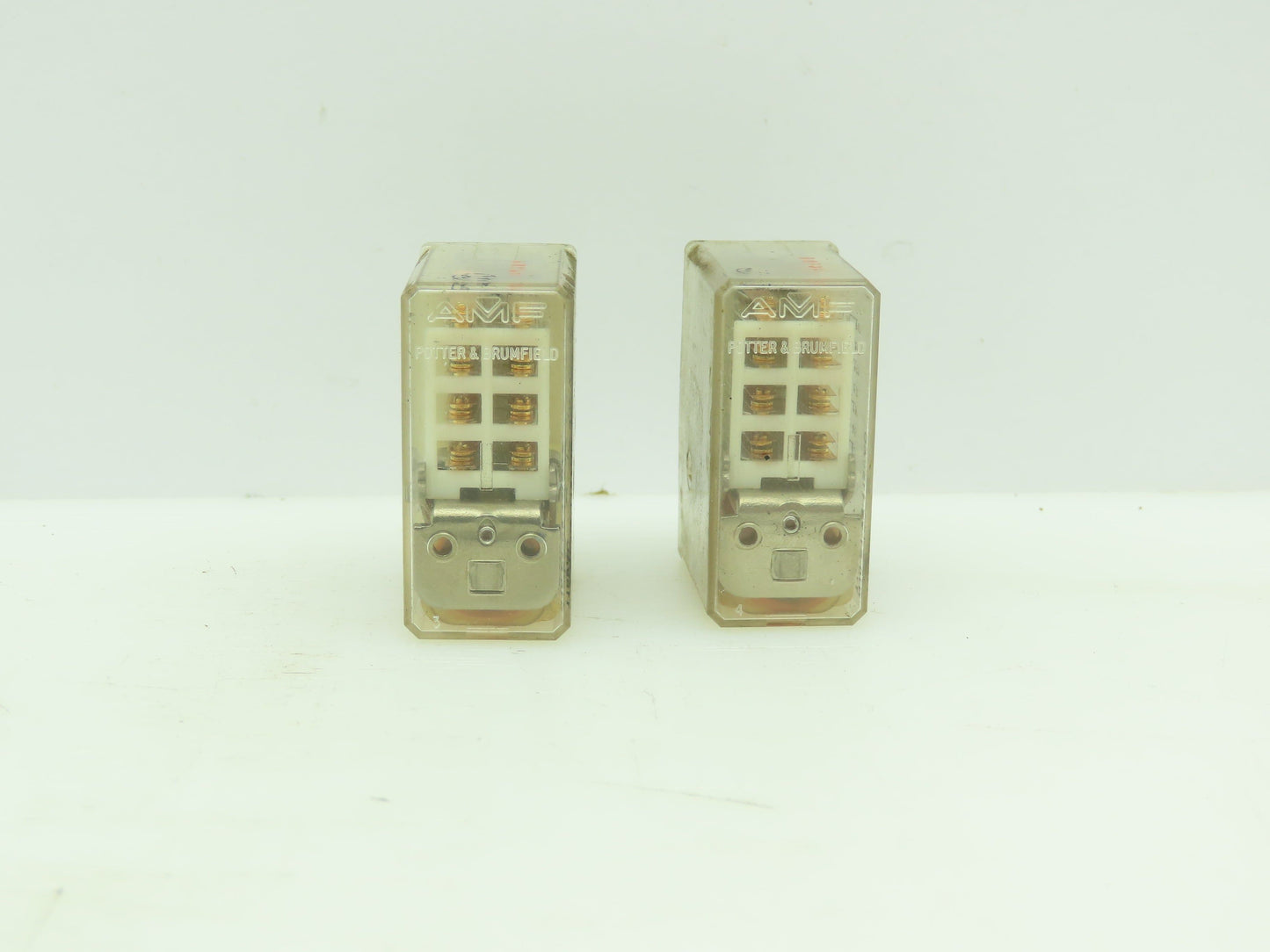 Potter & Brumfield R10-E1-X8-115VAC Relay 8PDT 5A 115 VAC LOT of 2