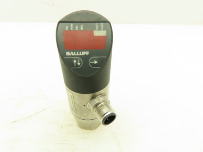 Balluff BSP005C Pneumatic Pressure Sensor Switch w/Display 145PSI 24VDC 1/4"NPT