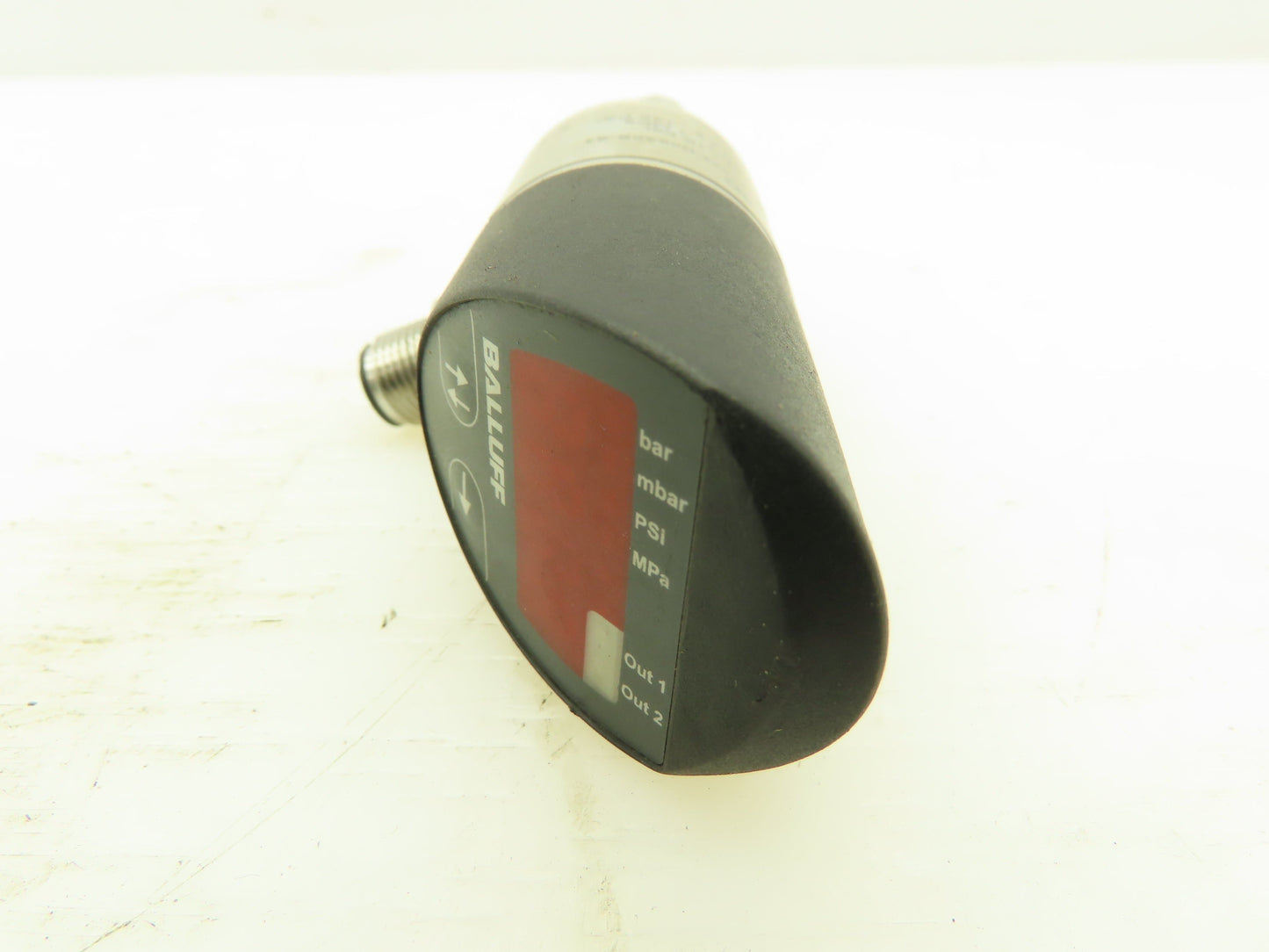Balluff BSP005C Pneumatic Pressure Sensor Switch w/Display 145PSI 24VDC 1/4"NPT