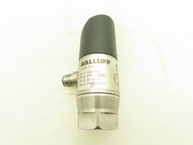 Balluff BSP005C Pneumatic Pressure Sensor Switch w/Display 145PSI 24VDC 1/4"NPT