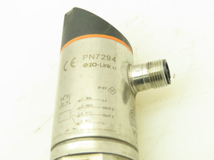 IFM IFM 7294 Pneumatic Pressure Sensor Switch w/Display 145PSI 30VDC 1/4"NPT