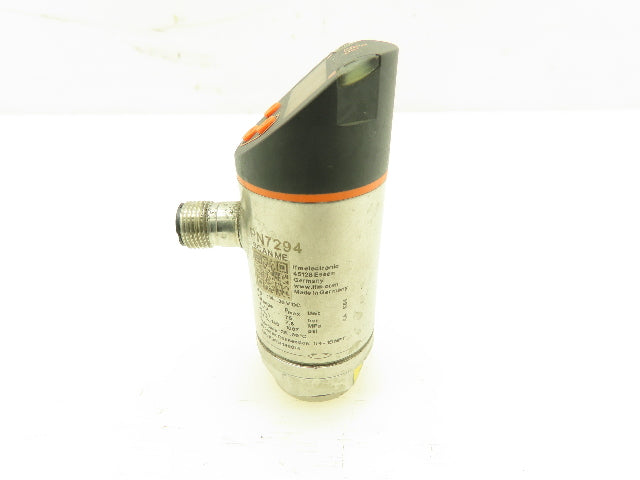 IFM IFM 7294 Pneumatic Pressure Sensor Switch w/Display 145PSI 30VDC 1/4"NPT