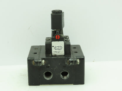 A239SS-120-A ARO Pneumatic Solenoid Air Control Valve Manifold Block 3/8" 120V