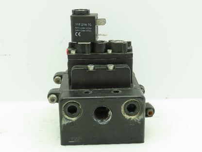 A239SS-120-A ARO Pneumatic Solenoid Air Control Valve Manifold Block 3/8" 120V