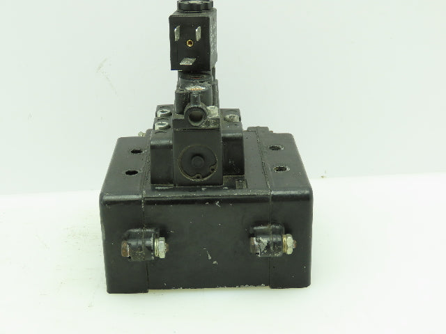 A239SS-120-A ARO Pneumatic Solenoid Air Control Valve Manifold Block 3/8" 120V