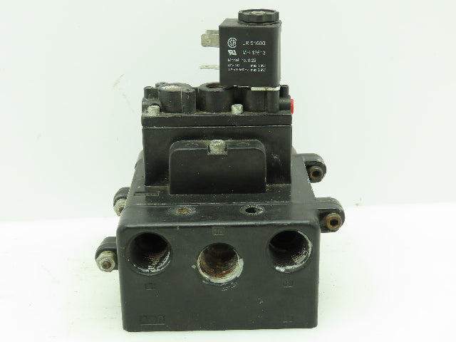 A239SS-120-A ARO Pneumatic Solenoid Air Control Valve Manifold Block 3/8" 120V