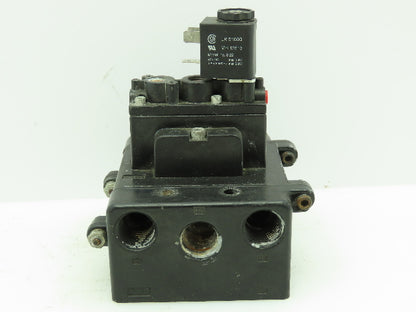 A239SS-120-A ARO Pneumatic Solenoid Air Control Valve Manifold Block 3/8" 120V