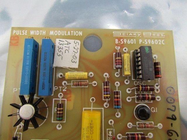 Sciaky Bros 816683 B-S9601 P-S9602C Pulse Width Modulation Board PC PCB P-S9604C