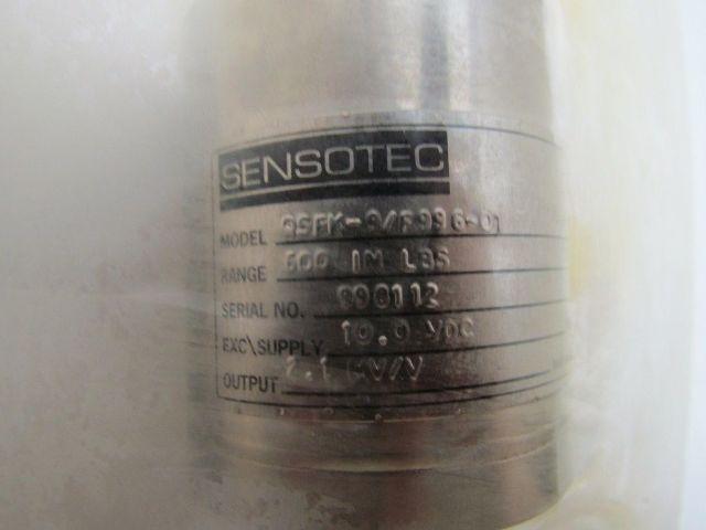 Sensontec QSFK-9/F996-01 Torque Transducer 600 in. lbs