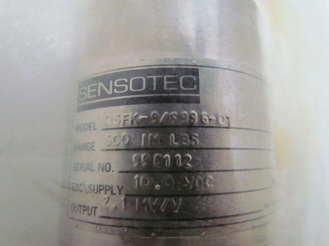Sensontec QSFK-9/F996-01 Torque Transducer 600 in. lbs