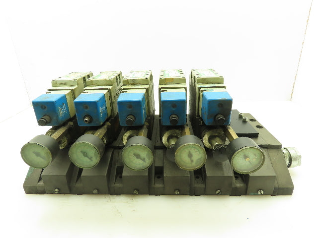 Numatic I23BA400MP00061 Pneumatic Solenoid Valve Assy 24V w/I23RS100JP00000 Reg.