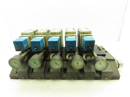 Numatic I23BA400MP00061 Pneumatic Solenoid Valve Assy 24V w/I23RS100JP00000 Reg.