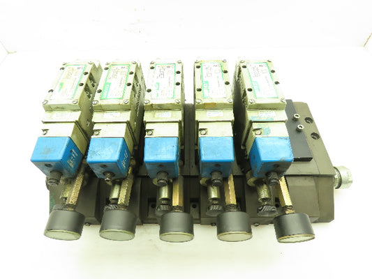 Numatic I23BA400MP00061 Pneumatic Solenoid Valve Assy 24V w/I23RS100JP00000 Reg.