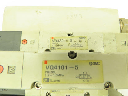 SMC VQ4301-5 Numatics Solenoid 12-Valve/Station Manifold Block VQ4101-5/VQ4200-5