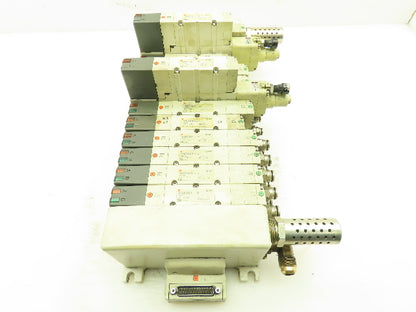 SMC VQ4301-5 Numatics Solenoid 12-Valve/Station Manifold Block VQ4101-5/VQ4200-5